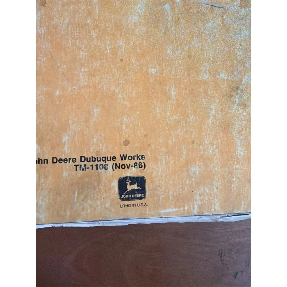 John Deere JD 550 TECHNICAL SERVICE SHOP REPAIR MANUAL CRAWLER BULLDOZER TM-1108
